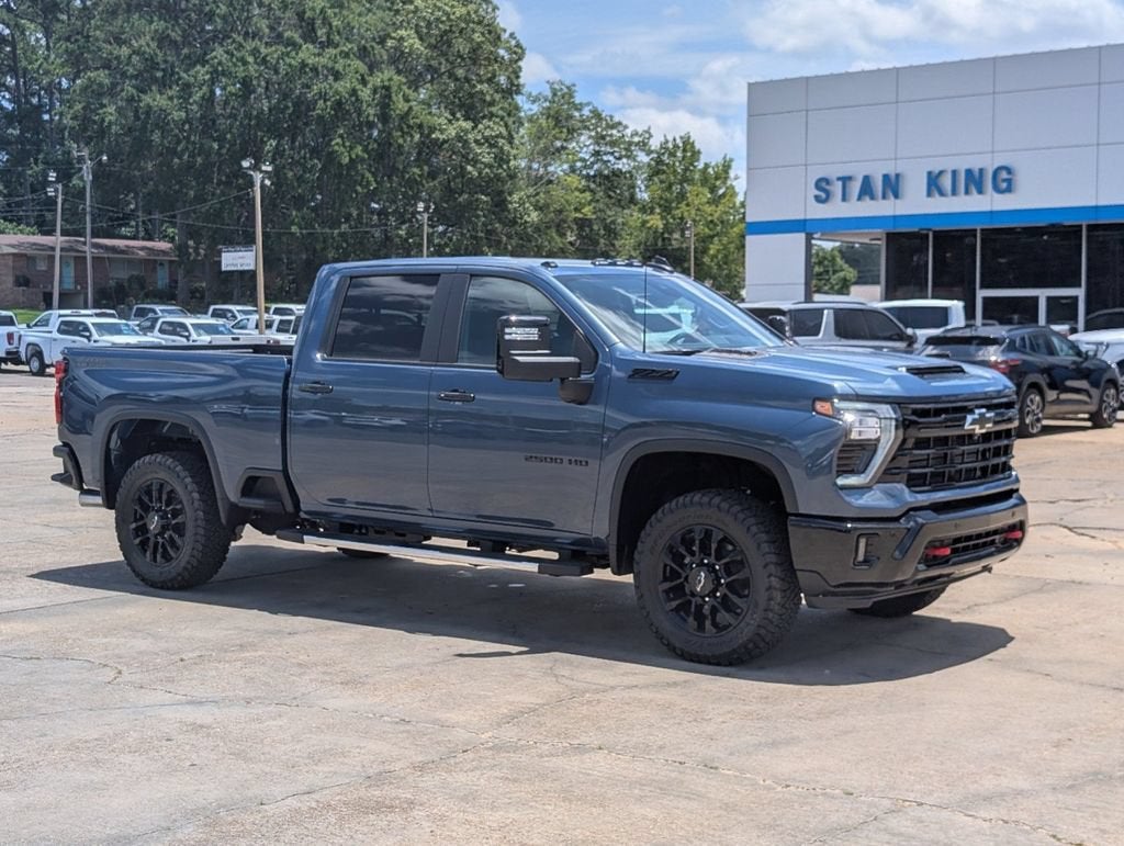 2026 Chevrolet Silverado 2500 HD LT in Lakeshore Blue Metallic — front three-quarter view