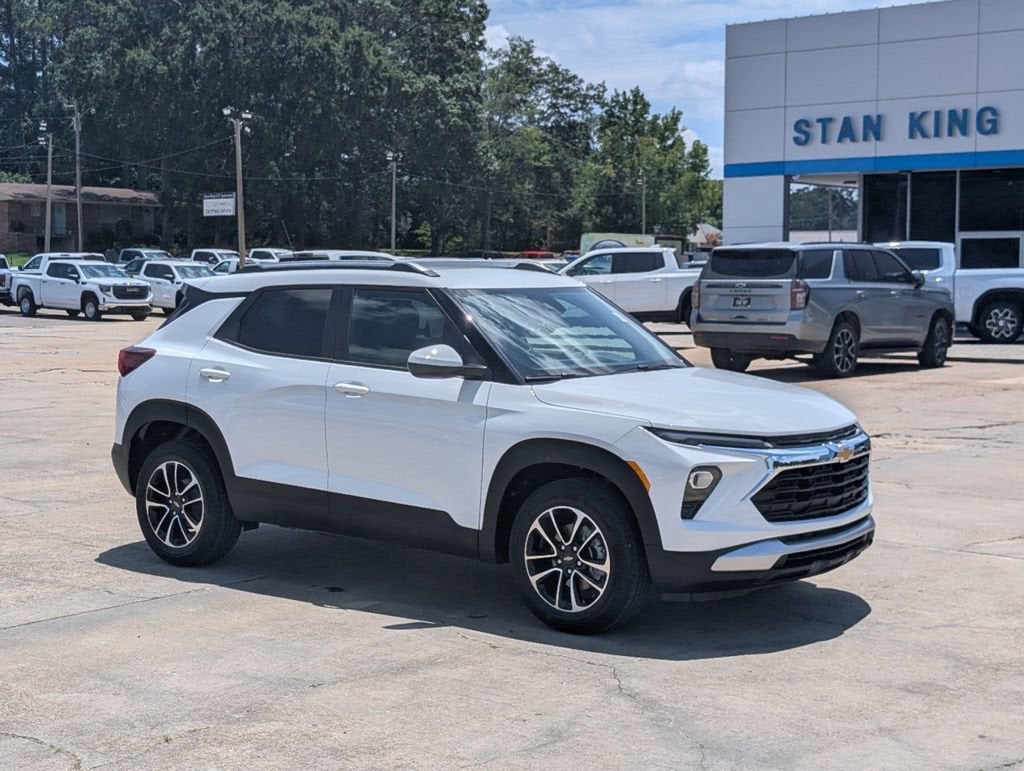 2026 Chevrolet Trailblazer LT in Summit White — front three-quarter view